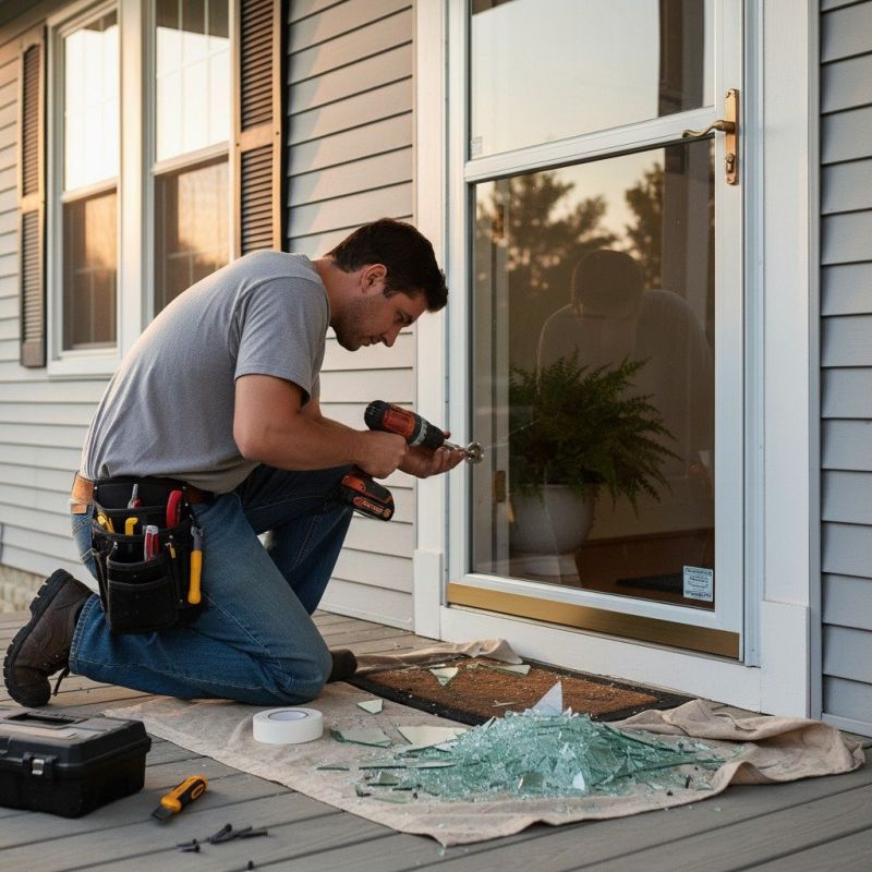 Storm Door Glass Service