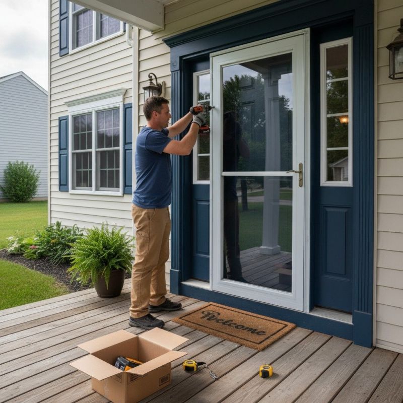 Storm Door Glass Service