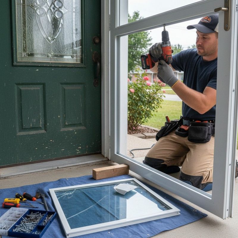 Storm Door Glass Service